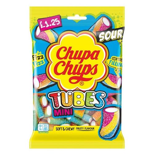 Chupa Chups Mini Sour Tubes 120g
