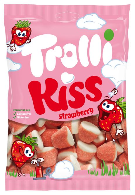 Hovedbilde Trolli Strawberry Kiss 200g