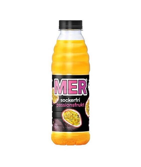 Hovedbilde MER Pasjonsfrukt Sukkerfri 500ml