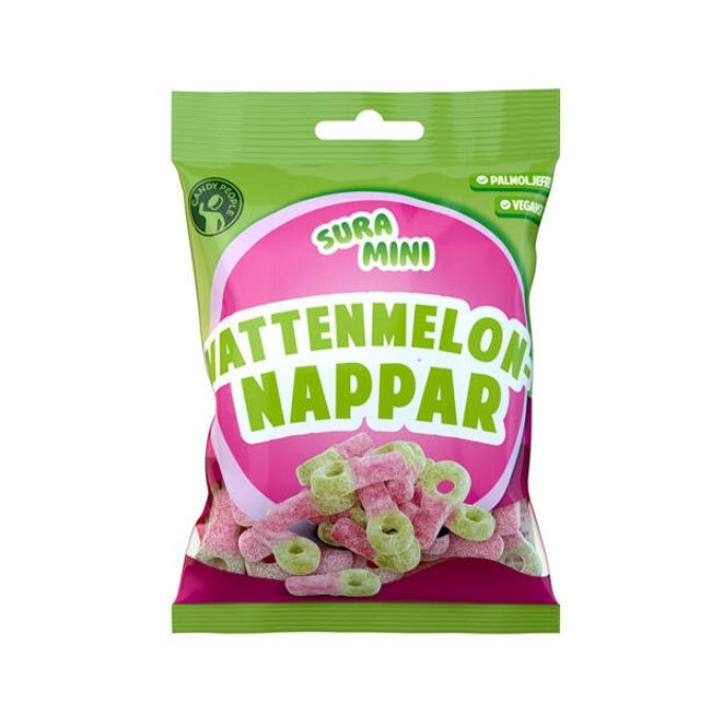 Hovedbilde Sura Mini Vattenmelonsnappar 70g