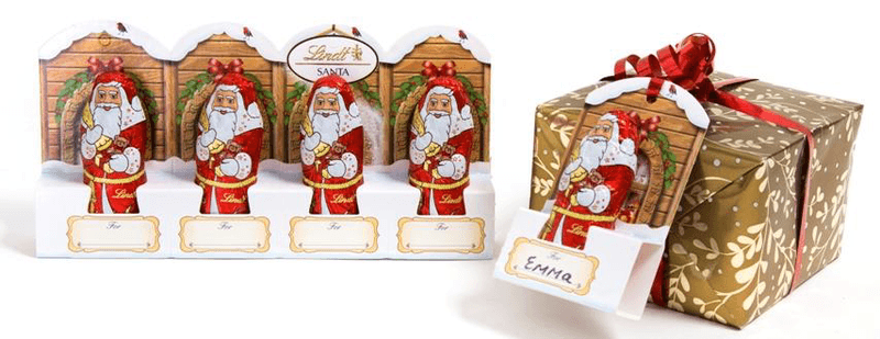 Lindt Santa Gavelapper 5pk 50g