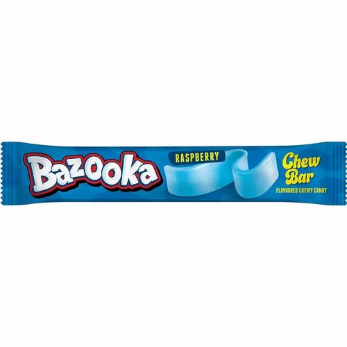 Bazooka Blue Raspberry Chew Bars 14g