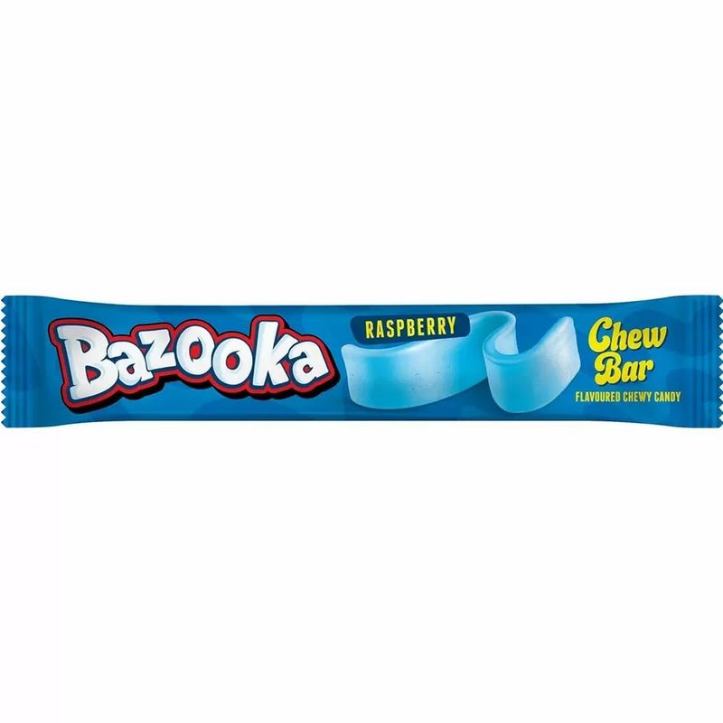 Bazooka Blue Raspberry Chew Bars 14g