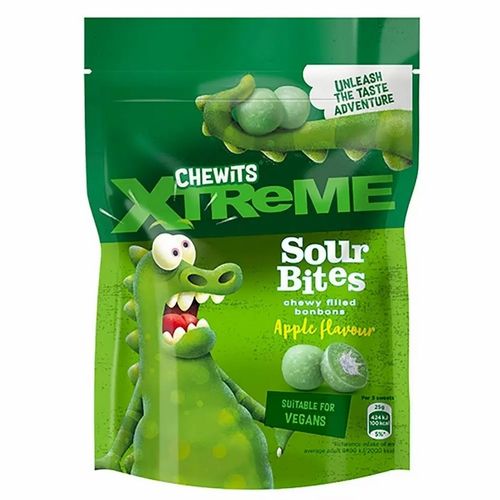 Chewits Xtreme Apple Sour Bites 115g 