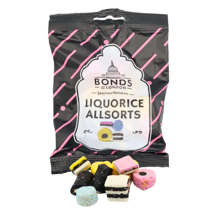 Hovedbilde Bonds Liquorice Allsorts 130g