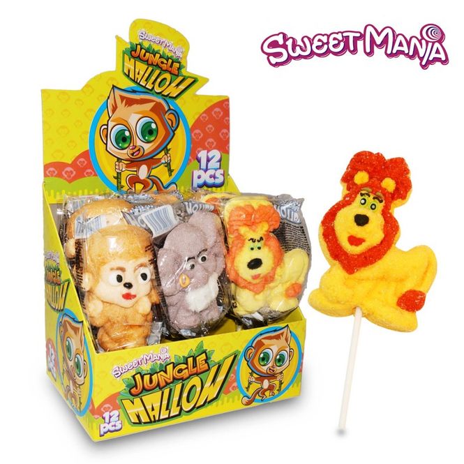Hovedbilde Jungle Marshmallow Lolliop 35g