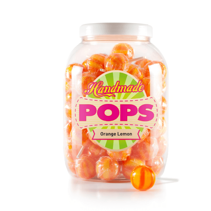 Handmade Pops Orange Lemon 70x25g