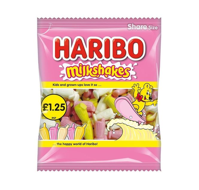 Hovedbilde Haribo Milkshakes 140g