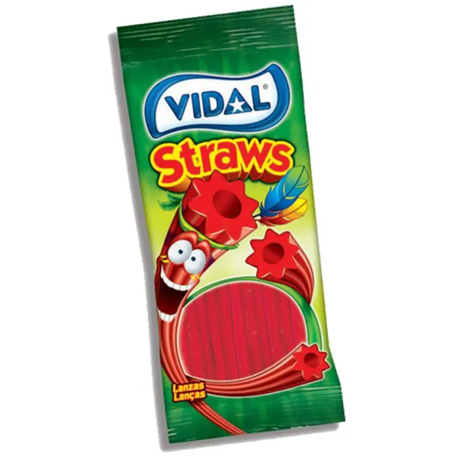 Hovedbilde Strawberry Lances Straws 90g