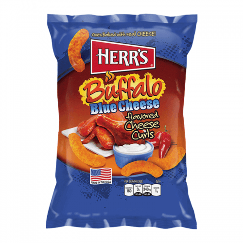 Herr's Cheese Curls Buffalo Blue 170g