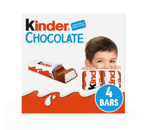 Kinder Chocolate 4pk 50g