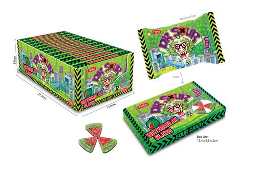 Dr. Sour Watermelon Slices 80g