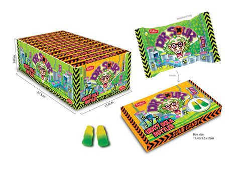 Dr. Sour Crazy Cola Bottles 45g
