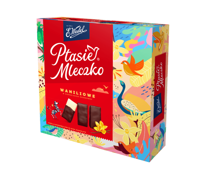 Ptasie Mleczko Vanilla (Marshmallow Chocolate) 340g (Datotilbud)