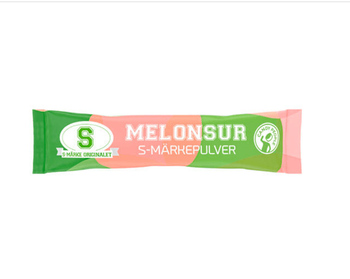 S-Märke Pulver Melonsur 9g (Datotilbud)