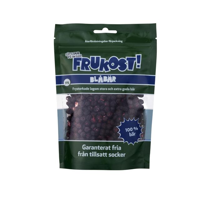 Hovedbilde Frukost Blåbär Frysetørket 50g