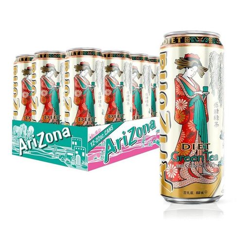 Arizona Green Tea With Ginseng Diet 24x650ml