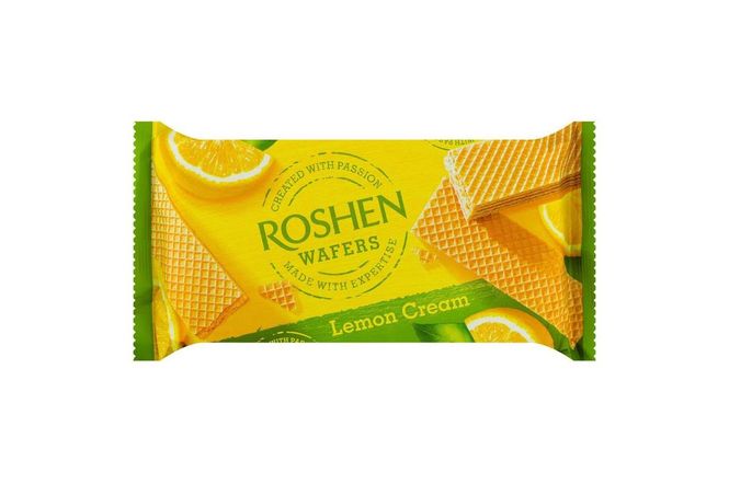 Hovedbilde Roshen Wafers Lemon Cream 72g (Datotilbud)