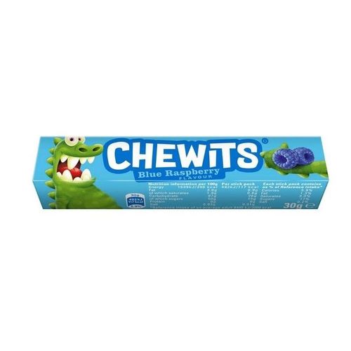 Chewits Blue Raspberry Stick Pack 30g (Datotilbud)