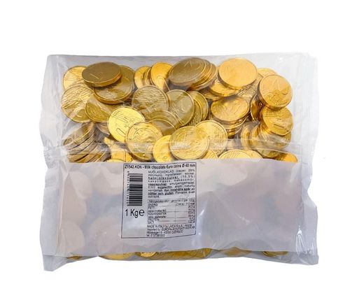 Gullmynter Sjokolade (Euro) 1kg