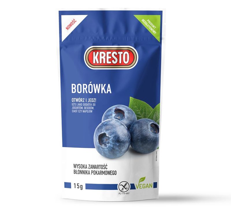 Kresto Freeze Dried Blueberries 15g
