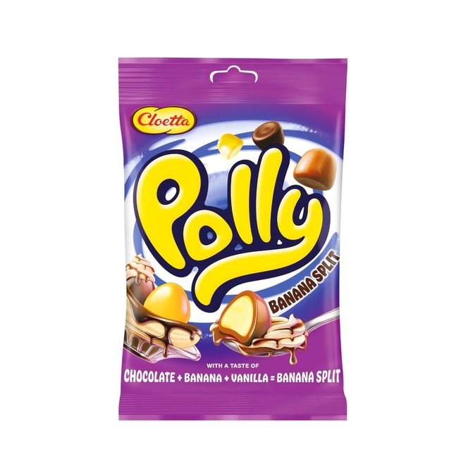 Hovedbilde Polly Banana Split 100g