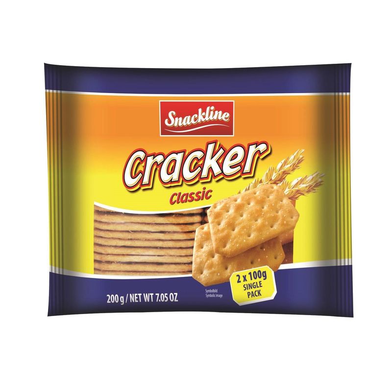 Snackline Cracker Classic Salt 200g (Datotilbud) 
