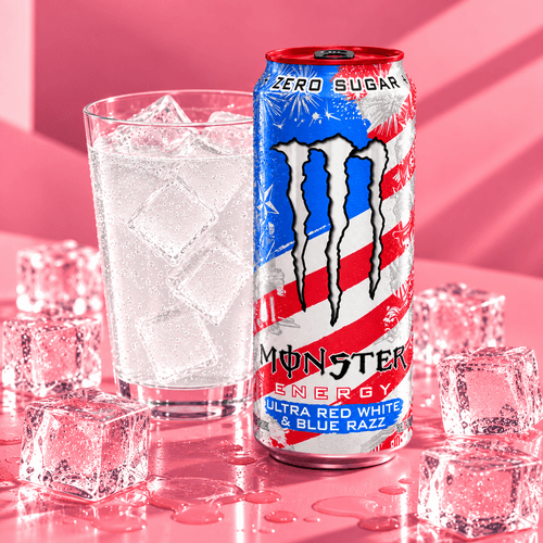 Monster Energy Ultra Red White & Blue 473ml