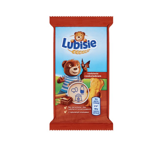 Hovedbilde Lubisie Cookie Chocolate 30g (Datotilbud)