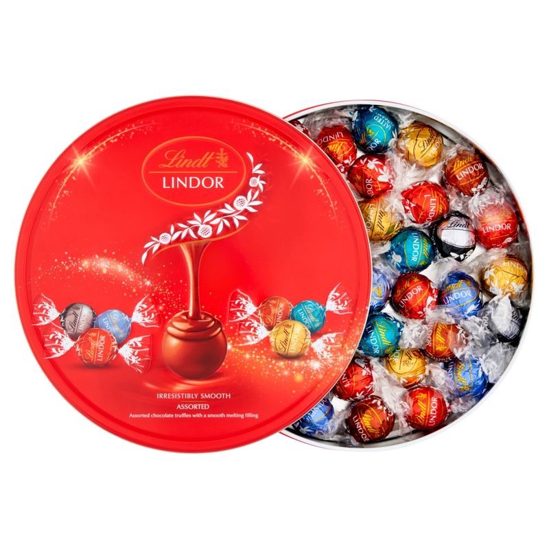 Lindt Lindor Tin Gift Box 450g