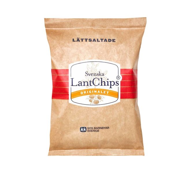 Hovedbilde LantChips Lättsaltade 200g