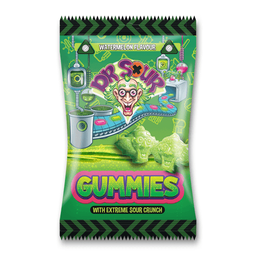 Dr. Sour Gummies Watermelon 200g (Datotilbud)