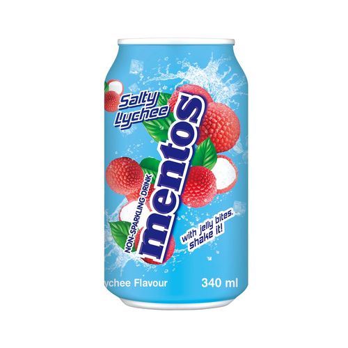Mentos Salty Lychee 340ml (Datotilbud) 