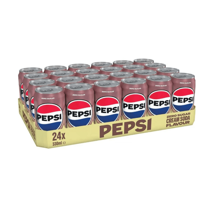 Hovedbilde Pepsi Cream Soda 24x330ml
