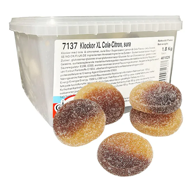 Hovedbilde Aroma XL-Klockor Cola-Citron 1,8kg