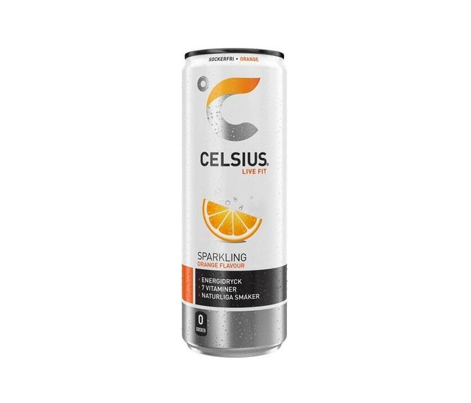 Hovedbilde Celsius Sparkling Orange 355ml