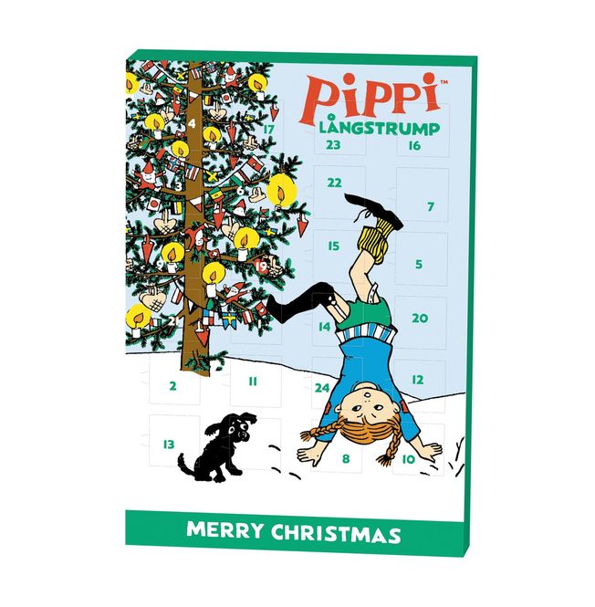 Hovedbilde Pippi Langstrømpe Adventskalender 75g