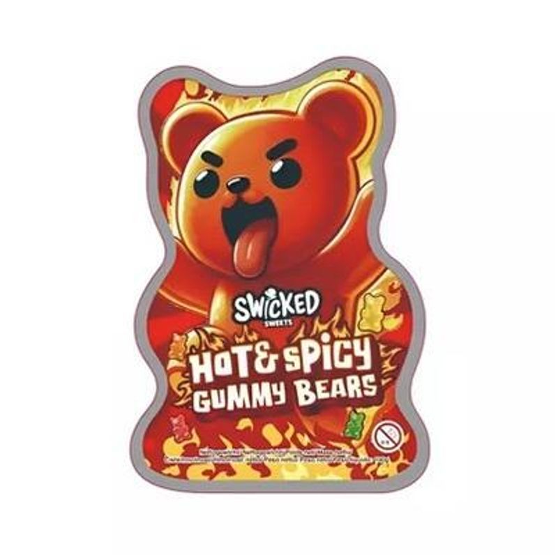 Swicked Spicy Gummy Bears 100g