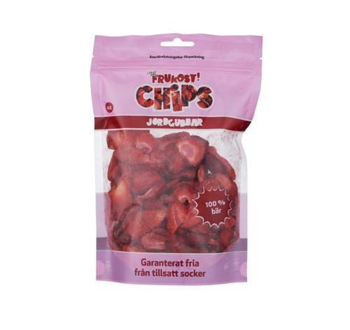 Frukost Jordgubbschips Frysetørket 50g
