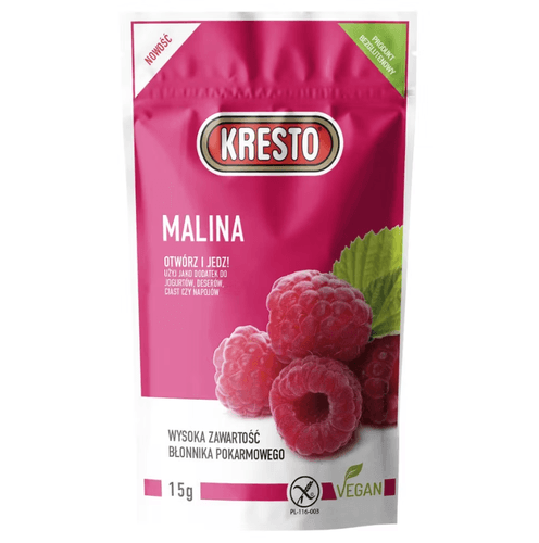 Kresto Raspberry Freeze Dried Pieces 15g